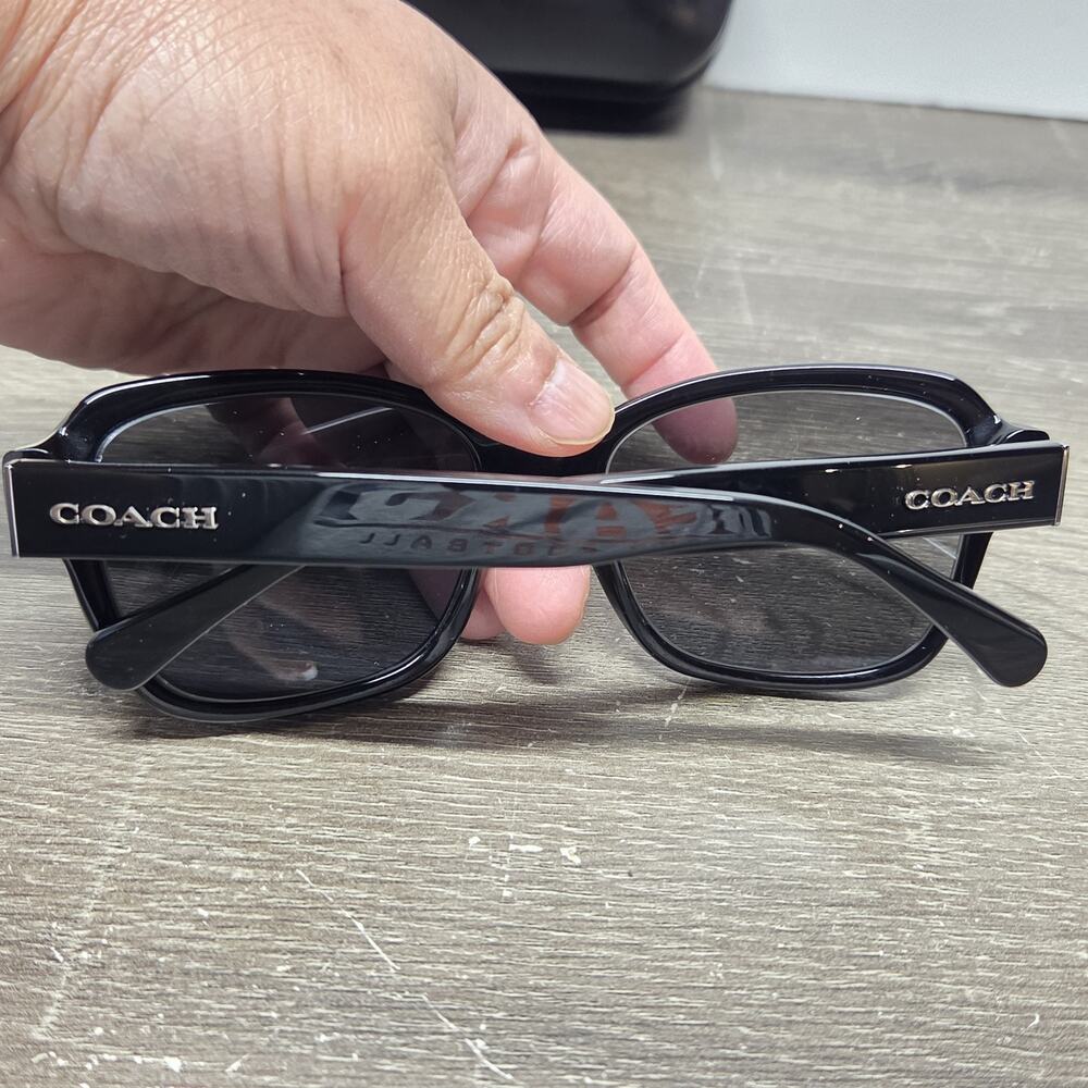 COACH L1010 HC8232 551011 Black 56 17 140 Women's Just Frames/w Cover. **read** - Picture 7 of 8
